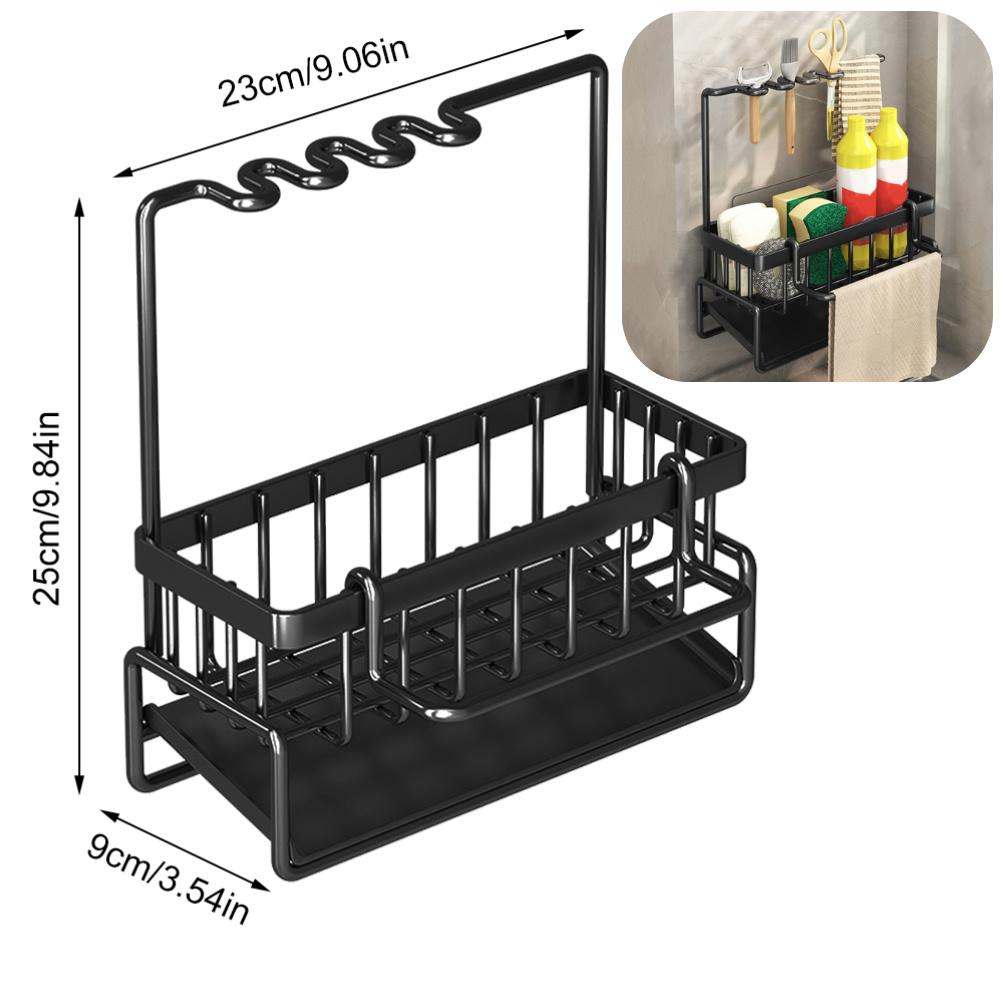 Mutfak Paslanmaz Çelik Lavabo Drenaj Raf Sünger Depolama Musluk Tutucu Sabun Süzgeç Havlu Askısı Raf Organizatör Mutfak Aksesuarları