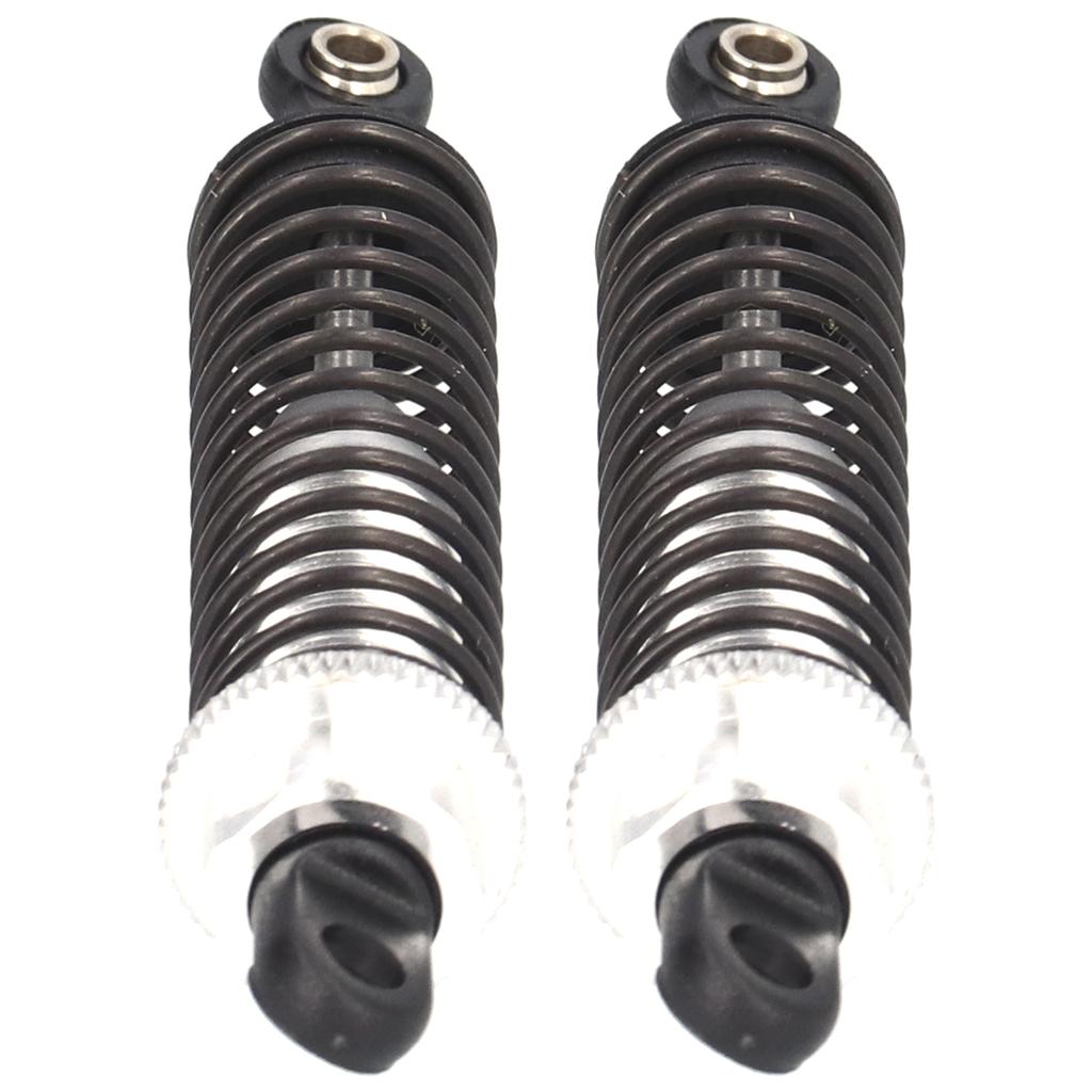 2Pcs 80mm RC Aluminium Shock Absorber Damper for TRAXXAS SLASH 2WD RC Car Upgrade PartsSilver