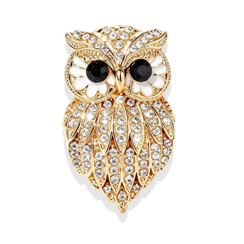 Unique Personality Owl Brooch Pin Retro Cute Jewelry Birthday Party Festival Gift For Men And Women
