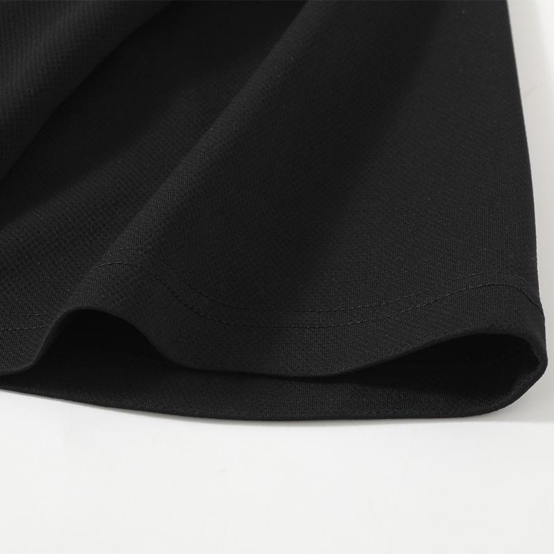 Grande Taille 4XL-11XL T-shirt Noir Oversize Tendance pour Hommes Tops d'Été T-shirt Décontracté à Manches Courtes Vêtements d'Été