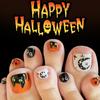 48Pcs Autumns Themed Press On Nail Featuring Elegant Floral Patterns Durability Fake Nail Comfortable For Daily Wear