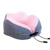 Ice Silk Camel Hump U-Shaped Pillow Memory Foam Portable Travel Neck Support for Airplane Car Sleeping Ergonomic Office Pillow
