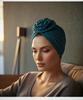 Klasyczny Turban Z Różą Mussa 005 Muślin Bawełniany Komfort I Styl