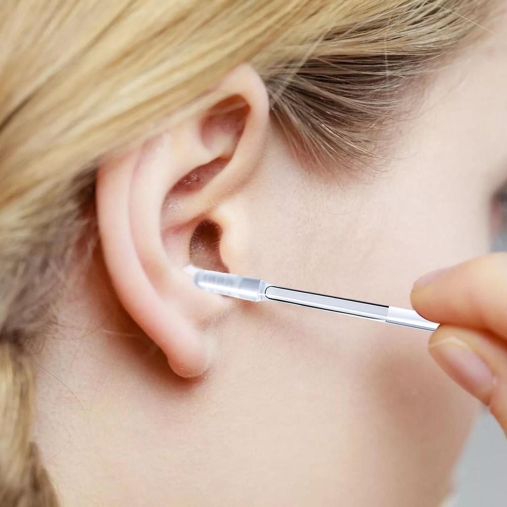 24Pcs Reusable Adhesive Earpick EarWax Remover  Sticky Ear Picks Disposable Adhesive Earpick S/L for Kids Adults Ear Cleaning