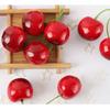 10 Pair False Cherry Decorations Artificial Cherries Props for Shopping Mall