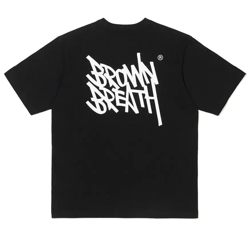 

Корейский тренд Y2K стиль футболка с принтом букв черная с круглым вырезом с коротким рукавом ленивый комфортный стиль мода летняя женская одежда 4XL