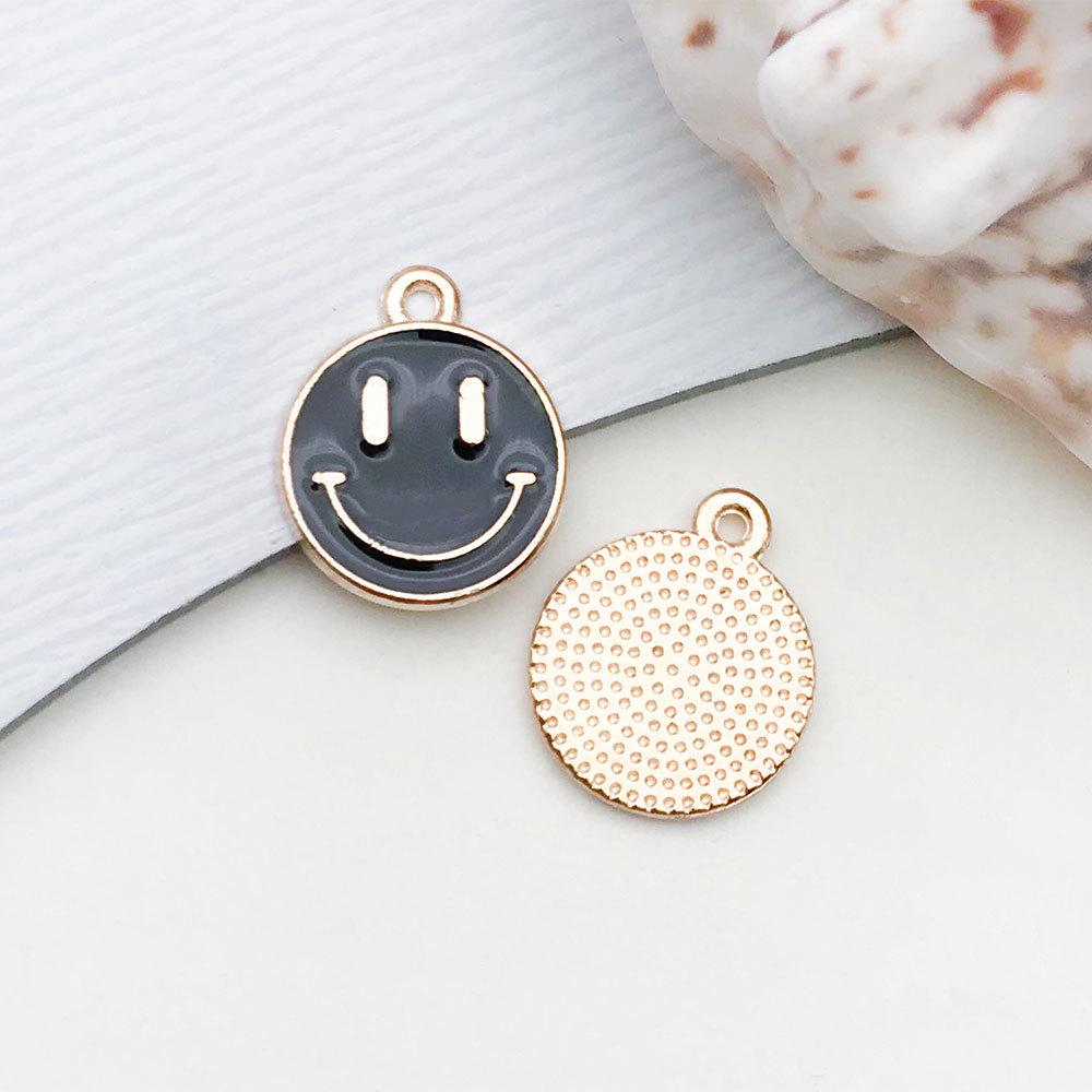 

Black Drip Oil Alloy Jewelry Charm Keychain Pendant Black Drip Oil with Zinc Alloy