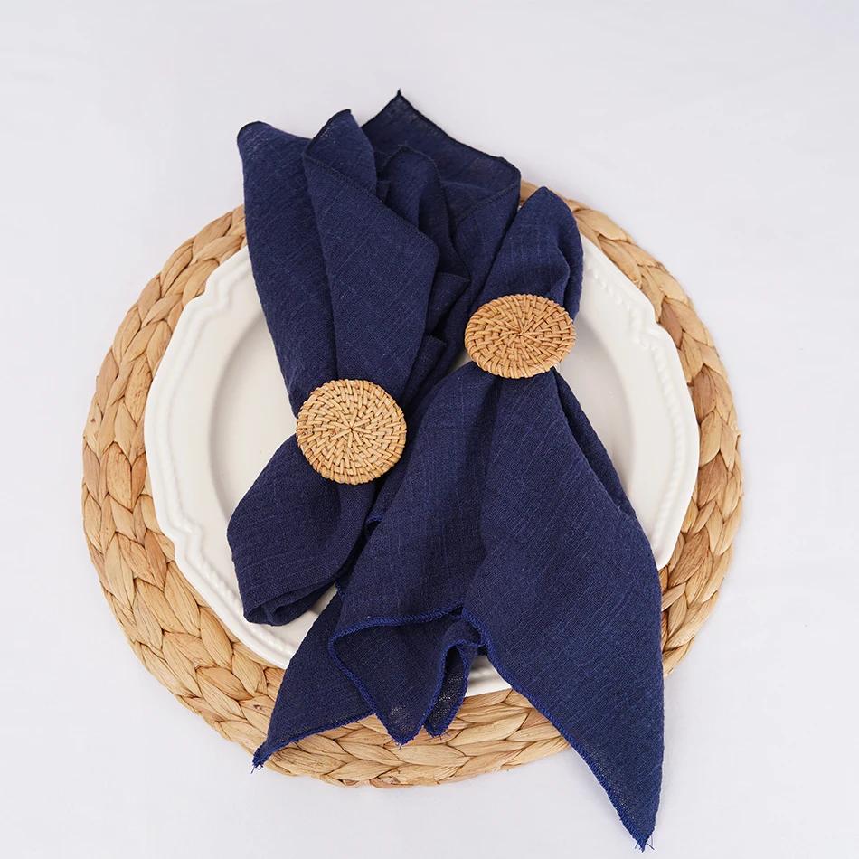 50PCS Cotton Sewing Cloth Napkins,50x50cm Durable Sage green Table Napkin, for Wedding Kitchen Party Birthday Decoration