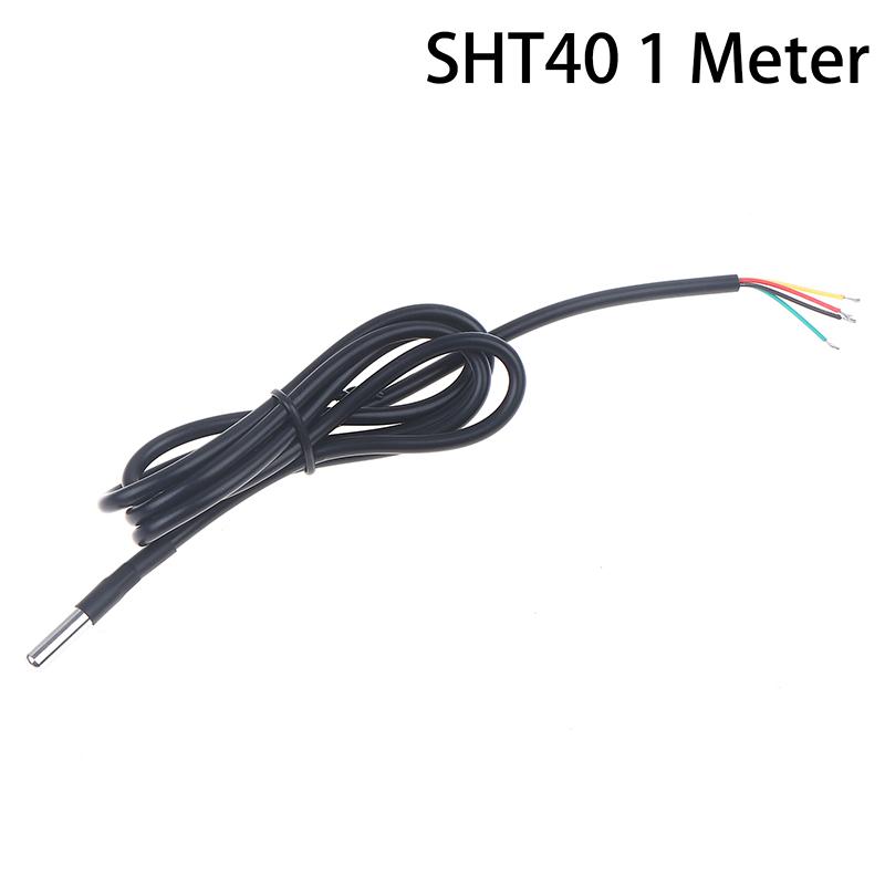 

CCA8-1Pcs Waterproof Stainless Steel IIC Module Digital I2C Probe 1/2/3 Meters SHT20 SHT30 SHT40 Temperature And Humidity Sensor