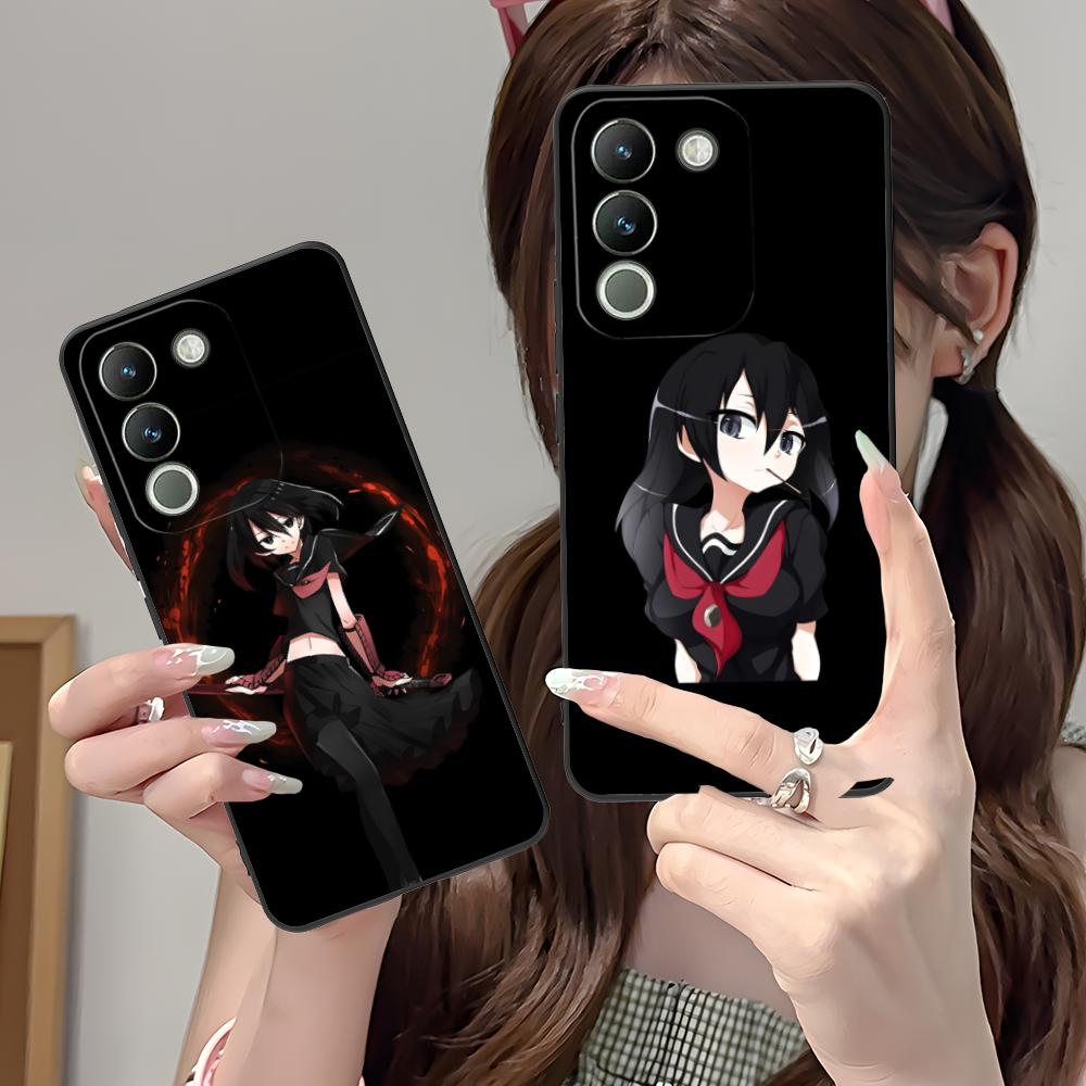 Akame Kurome Matte TPU Mobile Phone Case for VIVO Y77 76 75 74 73 72 58 56 55 51 50 38 36 Y19 Y18 Y03 Y01 5G Colorful Cover