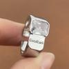 925 Sterling Silver Rings for Women Couple Minimalist Handmade Simple Pearl Heart Ring Party Jewelry Gift Prevent Allergy