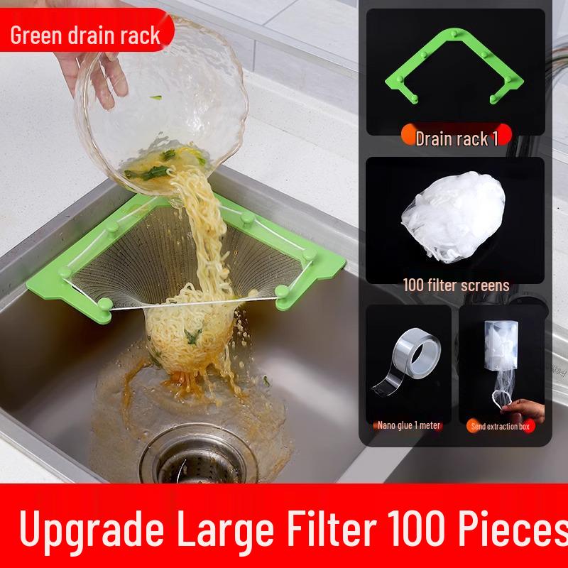 Einweg Dreieck Spülen Siebnetz für Küche und Geschirrspülen