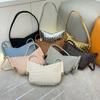 2026 Été nouvelle tendance cuir sac d'aisselle transfrontalier mode décontractée cuir de vachette sac d'aisselle main poignet femmes