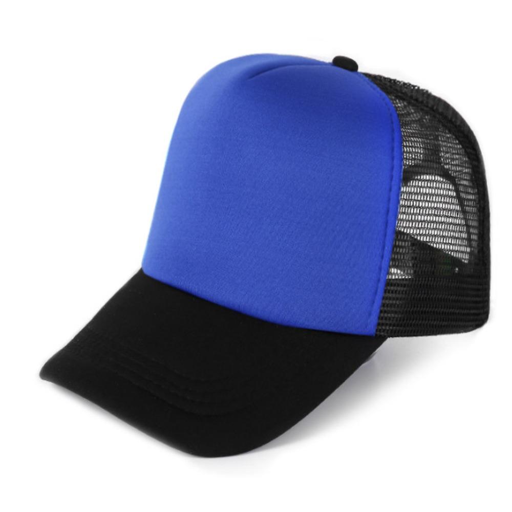 Fashion Spong Mesh Baseball Cap Breathable Adjustable Peaked Cap Wide Brim Sunscreen Hat Outdoor Sports