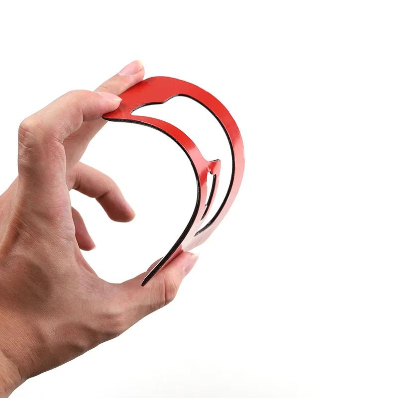 For Dodge Challenge 2015 2016 2017 2018 2019 2020 Accessories Carbon Fiber Interior Door A-pillar Side Window Decoration Sticker