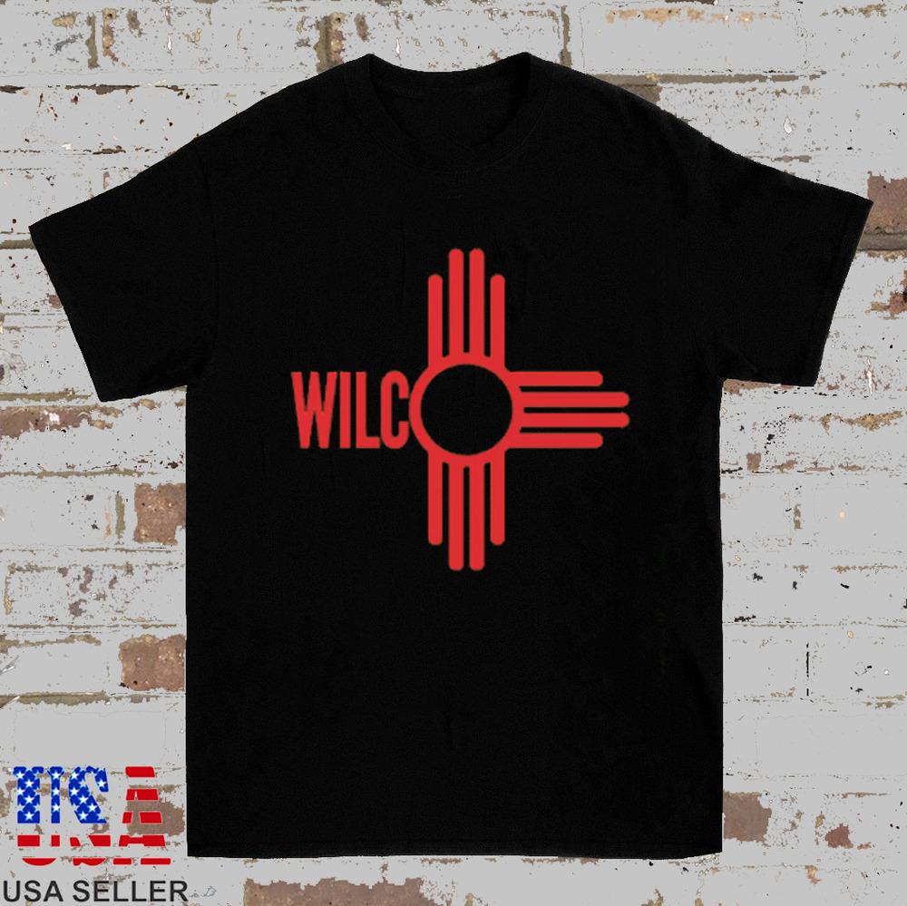 

New Wilco Band Logo Cotton T shirt Tops Tee Full Size S-4XL M