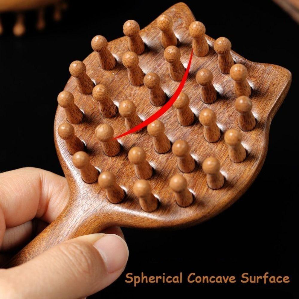 Anti Static Hair Comb Wooden Massage Comb Cute Sandalwood Hair Comb
