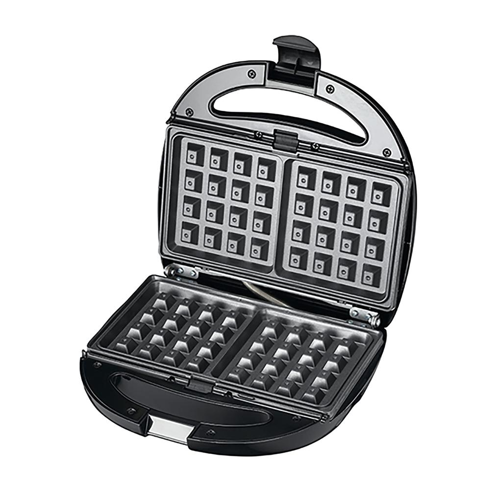 Melissa 3-in-1 Toaster 16240110 850W Interchangeable Plates Black