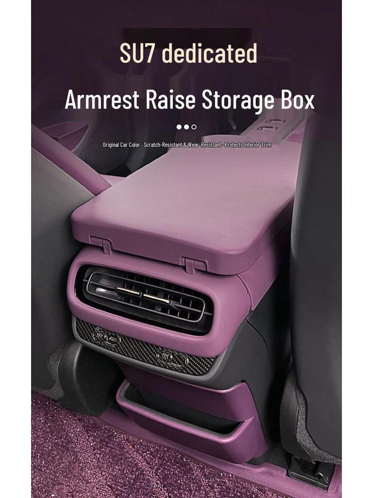 Xiaomi SU7 Armrest Box Heightening Pad & Car Storage Cover