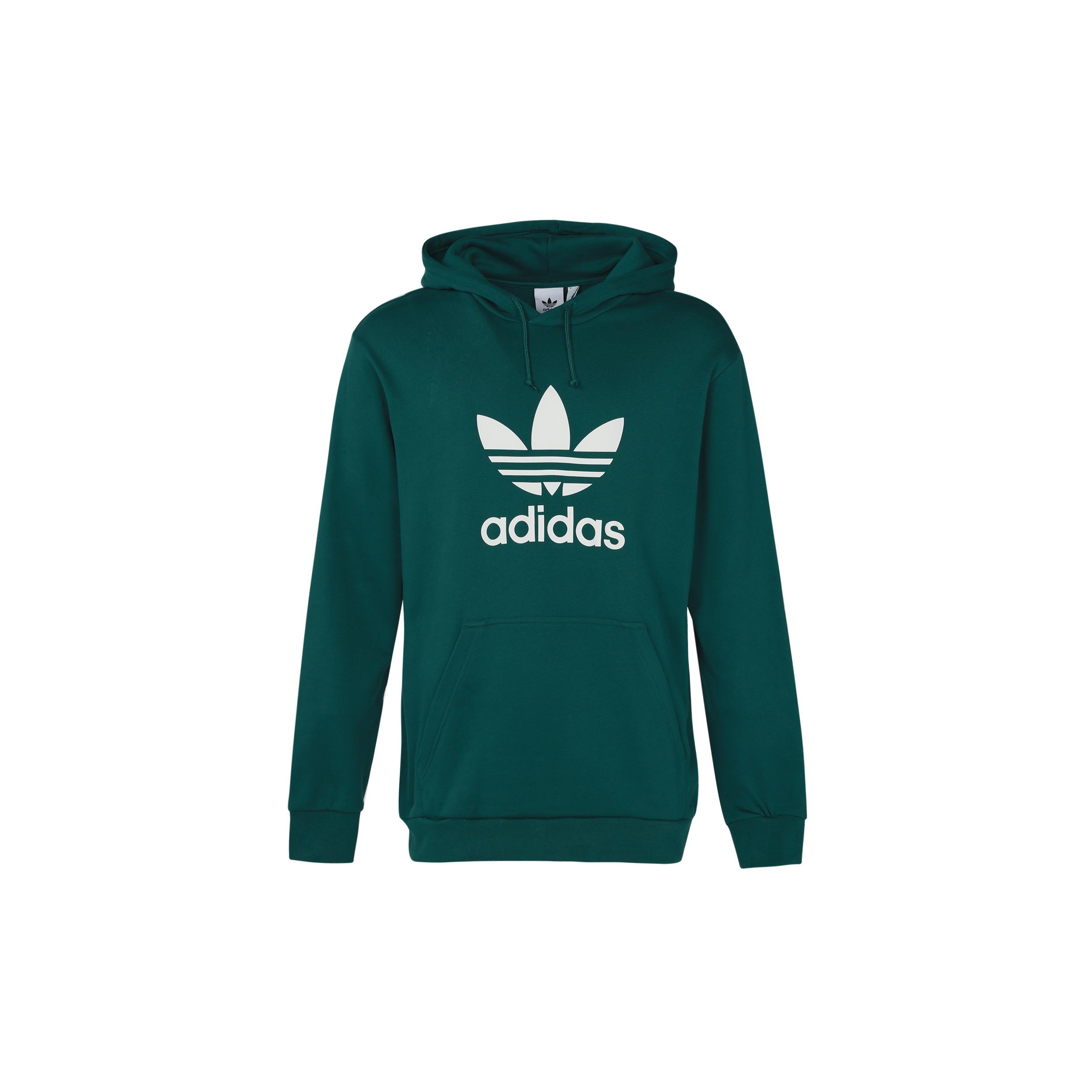 adidas originals hooded Drawstring Pullover Green Men s EJ9681 XS