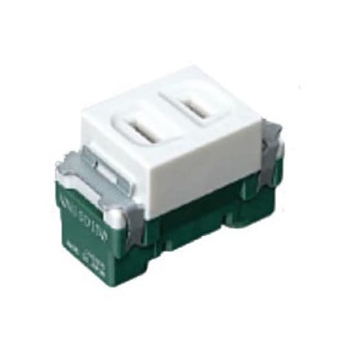 Panasonic Cosmo Series Wide 21 Embedded Single Outlet White Set of 2 WN1001SW2