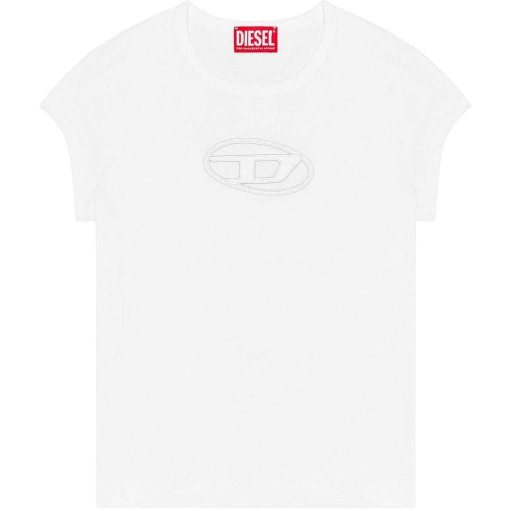Diesel Womens/Ladies T-Angie Oval Logo T-Shirt