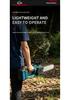 Rechargeable 12-inch Brushless Lithium Chainsaw - Portable Handheld Electric Saw for Outdoor Logging