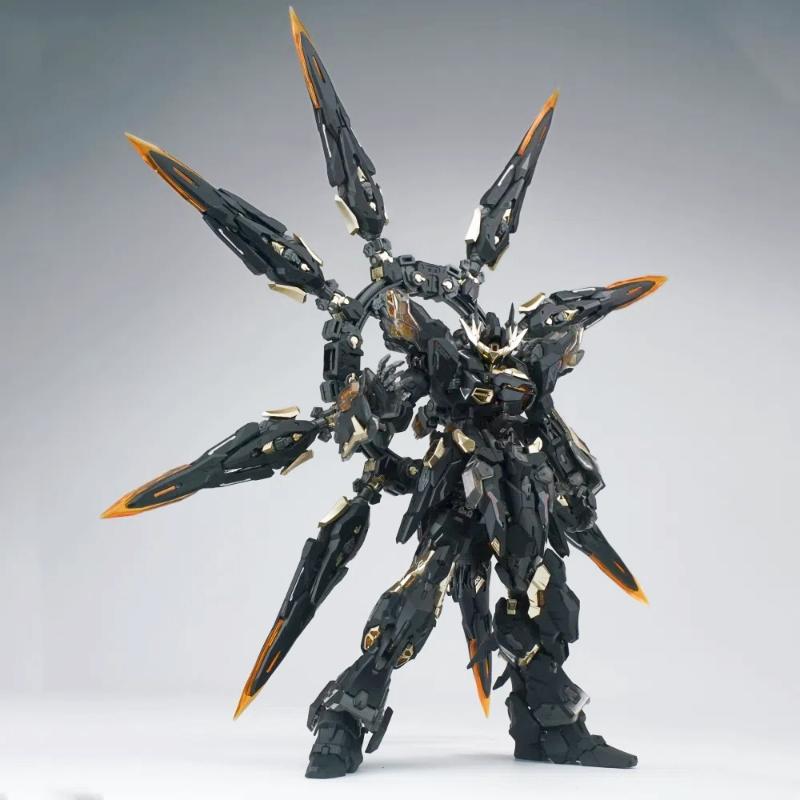 ALL INCLUSIVE FULLSION 1/100 Black Apocalypse Assembly Model Kit Alloy Skeleton Mecha Collectible Action Figures Ornament Gift