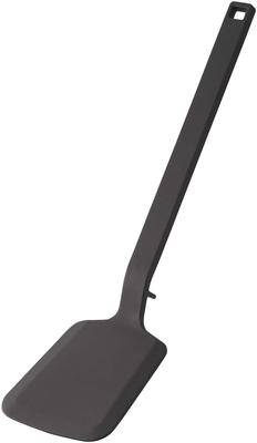 Yamazaki Tower Silicone W9 X X Flexible for Easy 5192 Spatula, Black, Approx. D4.5 H31cm, Scooping, Heat-Resistant,
