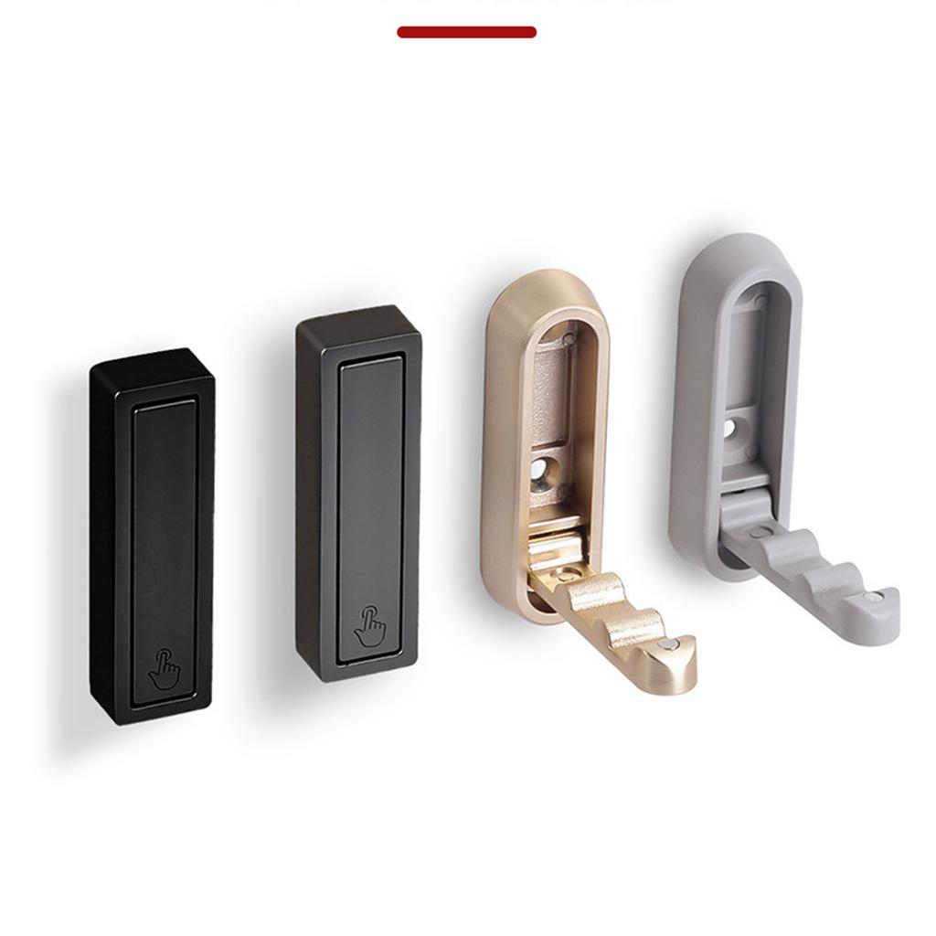 Foldable Alloy Wall Hook for Hanging Coat Towels Bags In Campers Bathroom Kitchen Home Office Space Saving Designs