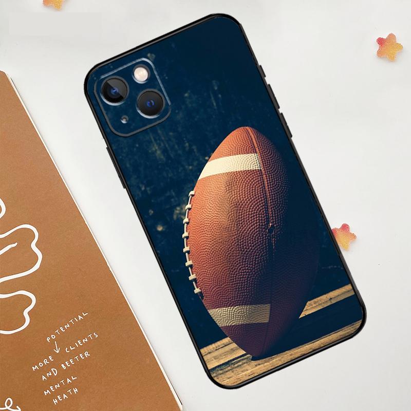 

American Football Case For Apple iPhone 16 15 14 13 12 11 Pro Max Mini XR 16e 15 16 Plus Protective Cover iPhone 13 mini