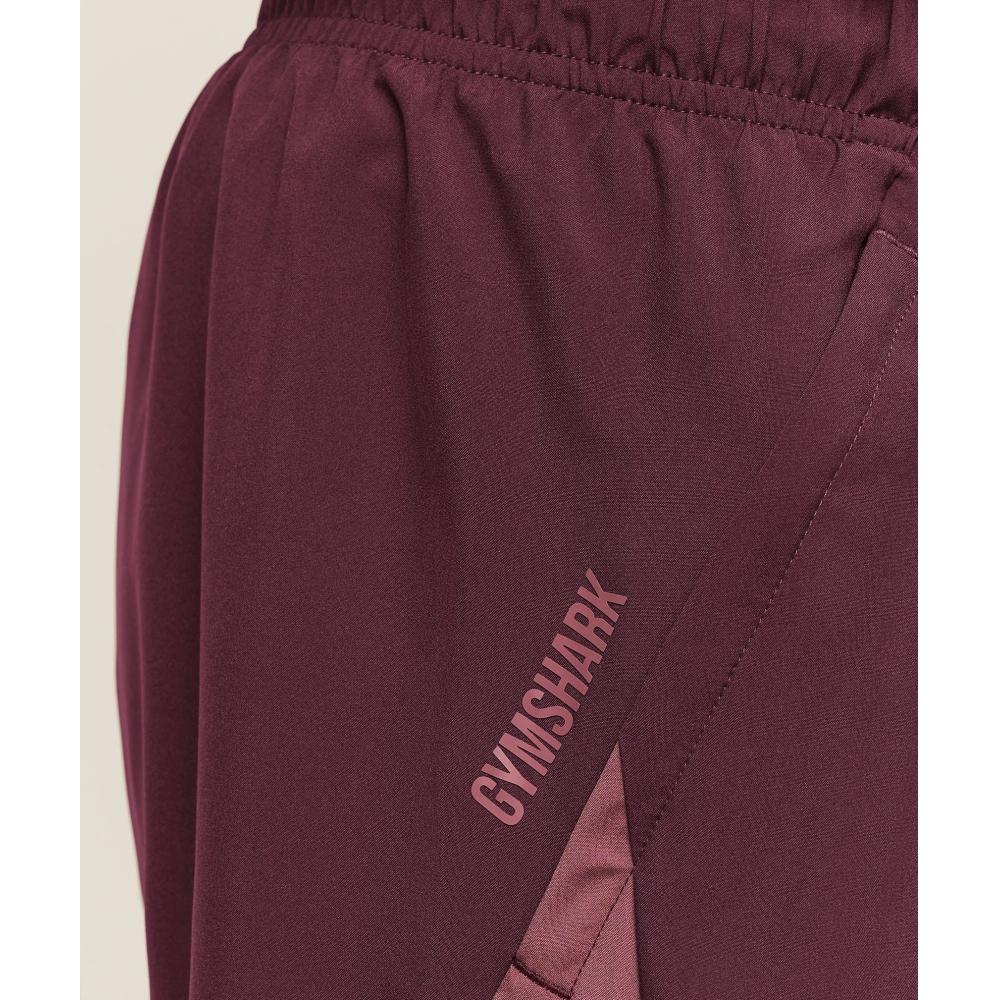 Gymshark Sport 5  2 In 1 Shorts Impact Burgundy Reset pInk A1b3j Rcf4
