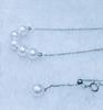 Zhuji Freshwater Pearl Necklace - Adjustable 5-Bead High-Luster Pendant, Comparable to Akoya