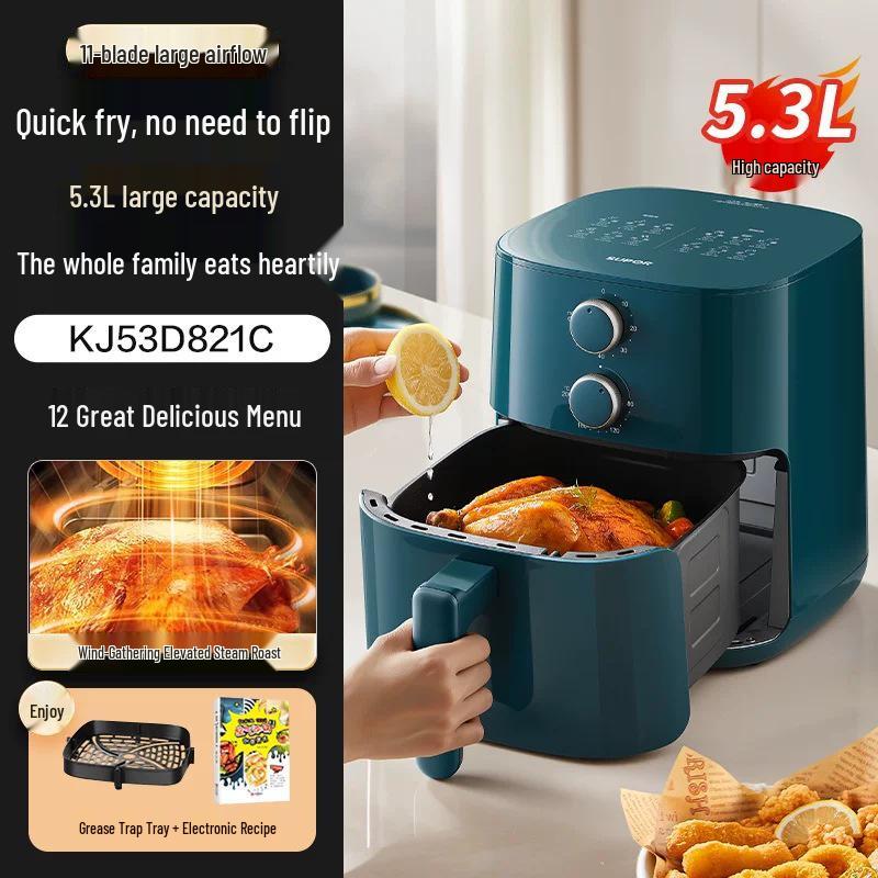 

Supor 2025 Smart 2-in-1 Air Fryer & Electric Oven - Oil-Free Cooking Machine