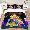 3Pcs Adventure Time Characters Bedding Set Soft Fabric Duvet Cover Pillowcases Home Christmas Xmas Halloween Gift 1 Duvet Cover 2 Pillowcase G1190