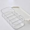 Stackable Cable Organizer Storage Box Double-Layer Plastic Storage Case with Lid Wire Management Box with Drawer for Cords Chargers Jewelry Hair Ties