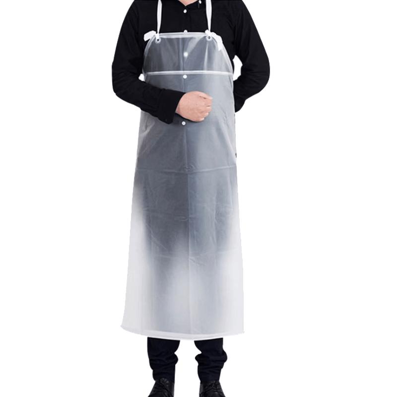 HuiJie Transparent Heavy-Duty PVC Apron