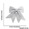 Pearl Stylish Cotton Glitter Bow Ornaments Ideal For Holiday Decor And Diy Projects Craft