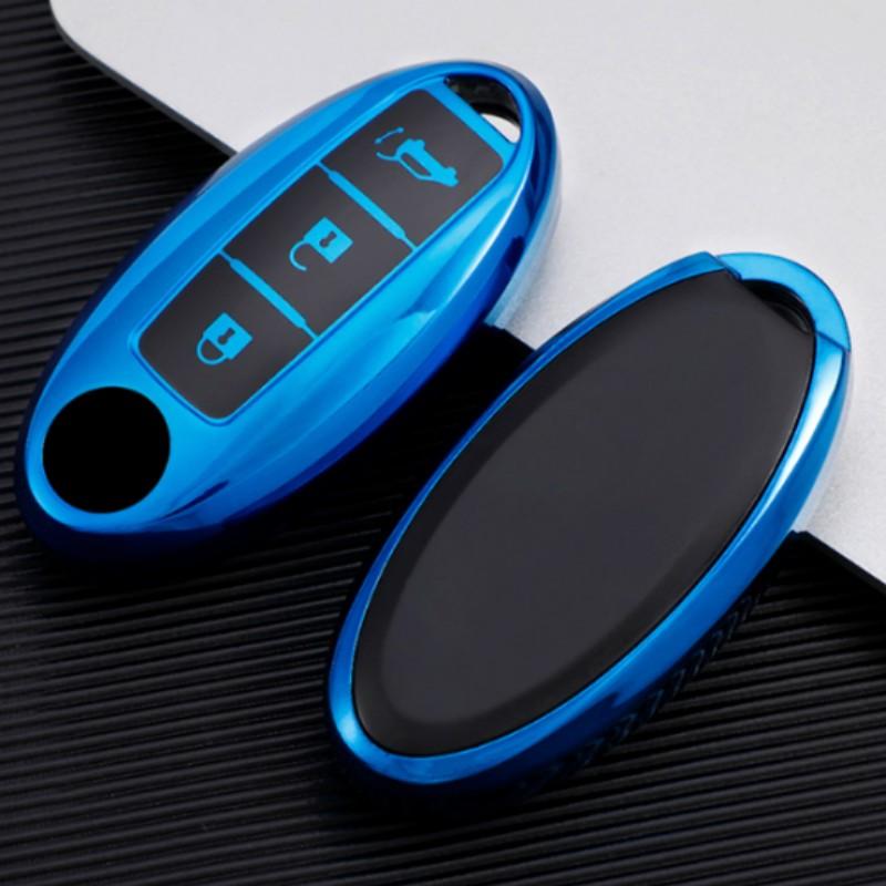 TPU Car 345Buttons Key Case Cover Shell for Nissan Qashqai X-Trail T32 T31 Juke J10 J11 Kicks Tiida Pathfinder Note for Infiniti