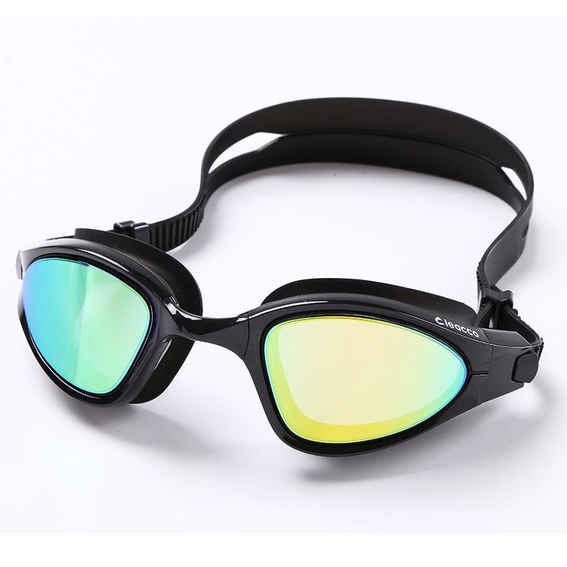 Professional Swimming Goggles Anti Fog UV Plating Lens Waterproof Adjustable Swimming Glasses Eyewear men women