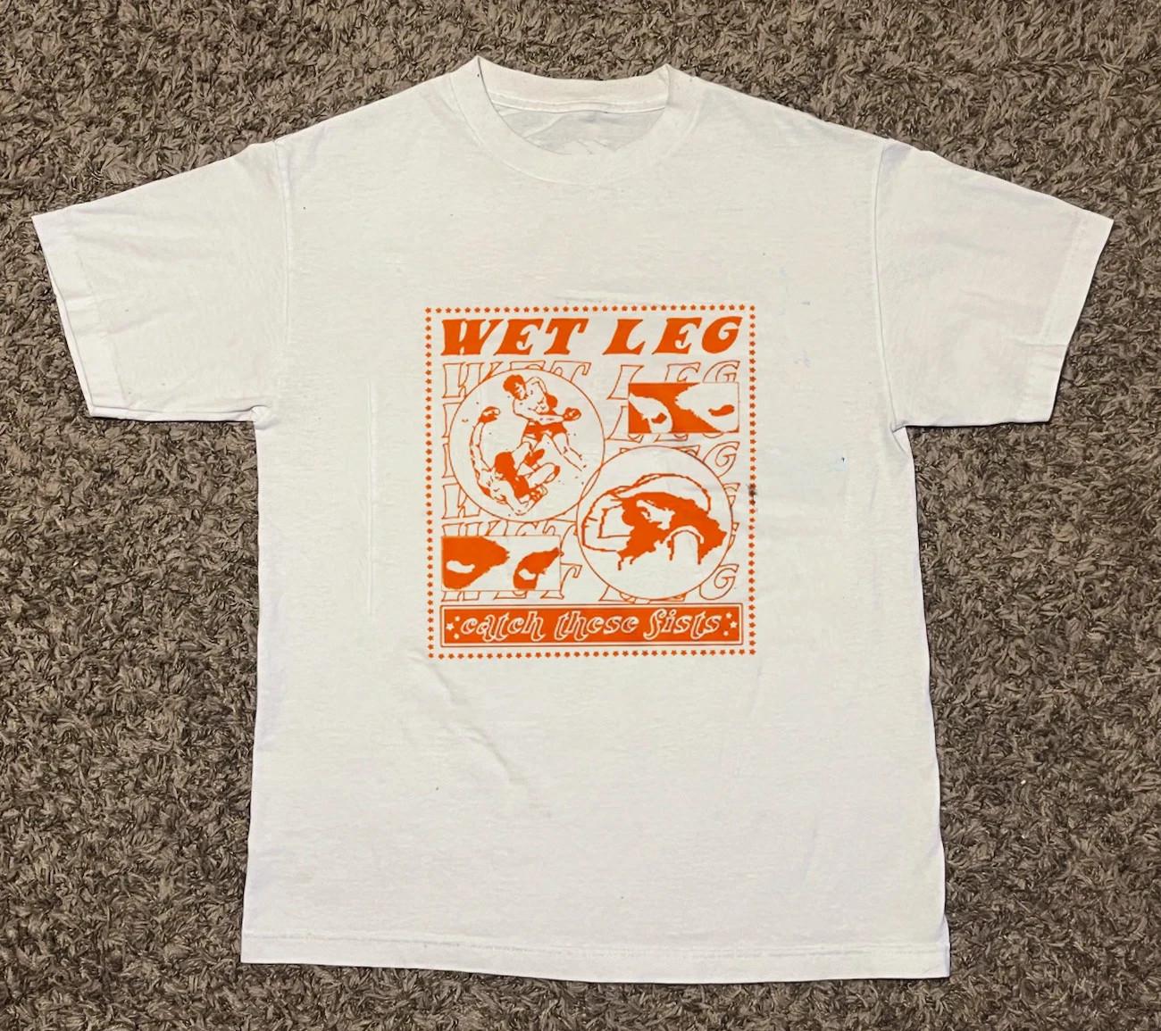 Vintage Wet Leg Music Band Gift For Fans White T-Shirt Full Size S-3XL XXL