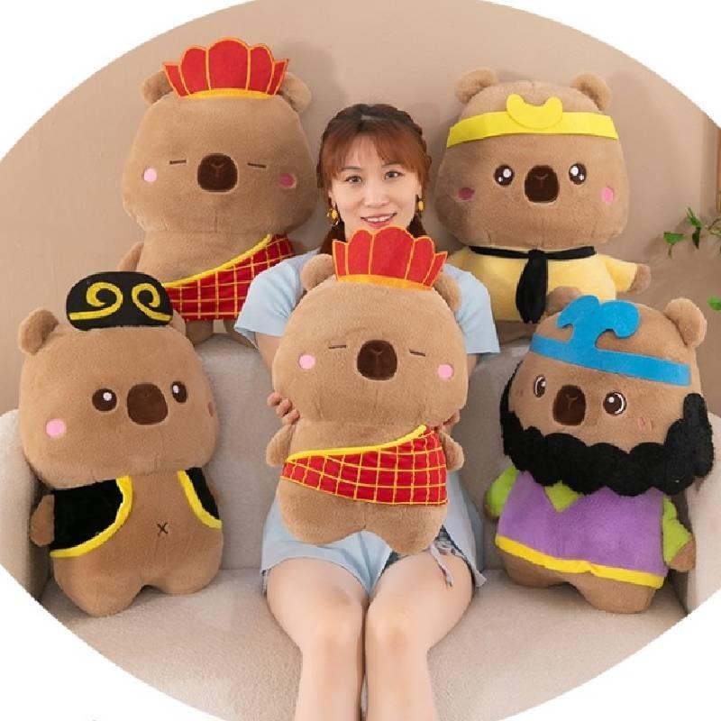 Adorable Plush Capybara Pillow Soft Stuffed Animal Toy For Cozy Bedtime Snuggles