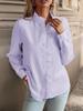 Women's 2024 Autumn Ruffle Long Sleeve Cardigan Top