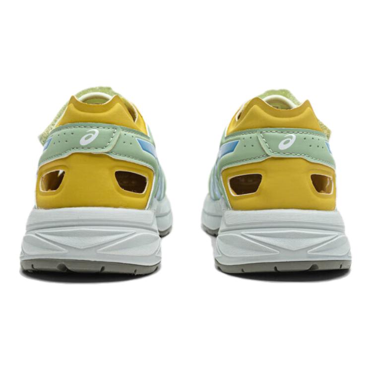 Asics Kids Contend Xbn Ps Synthetic Leather Comfortable Lightweight Sandals Kids Sandals Green Yellow 1014A336-300