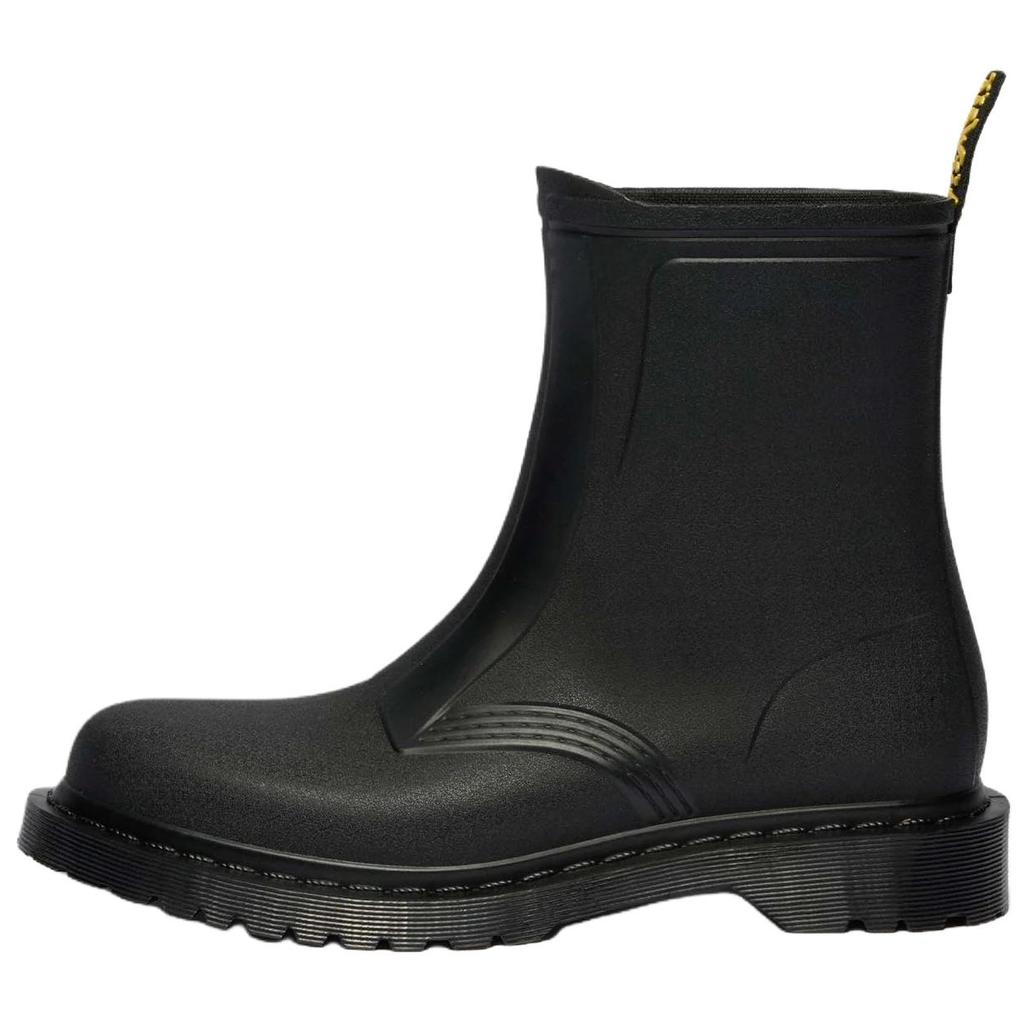 Dr. Martens 1460 PVC Waterproof Versatile Slip-On Rain Boots Unisex Rain Boots Black 41250001