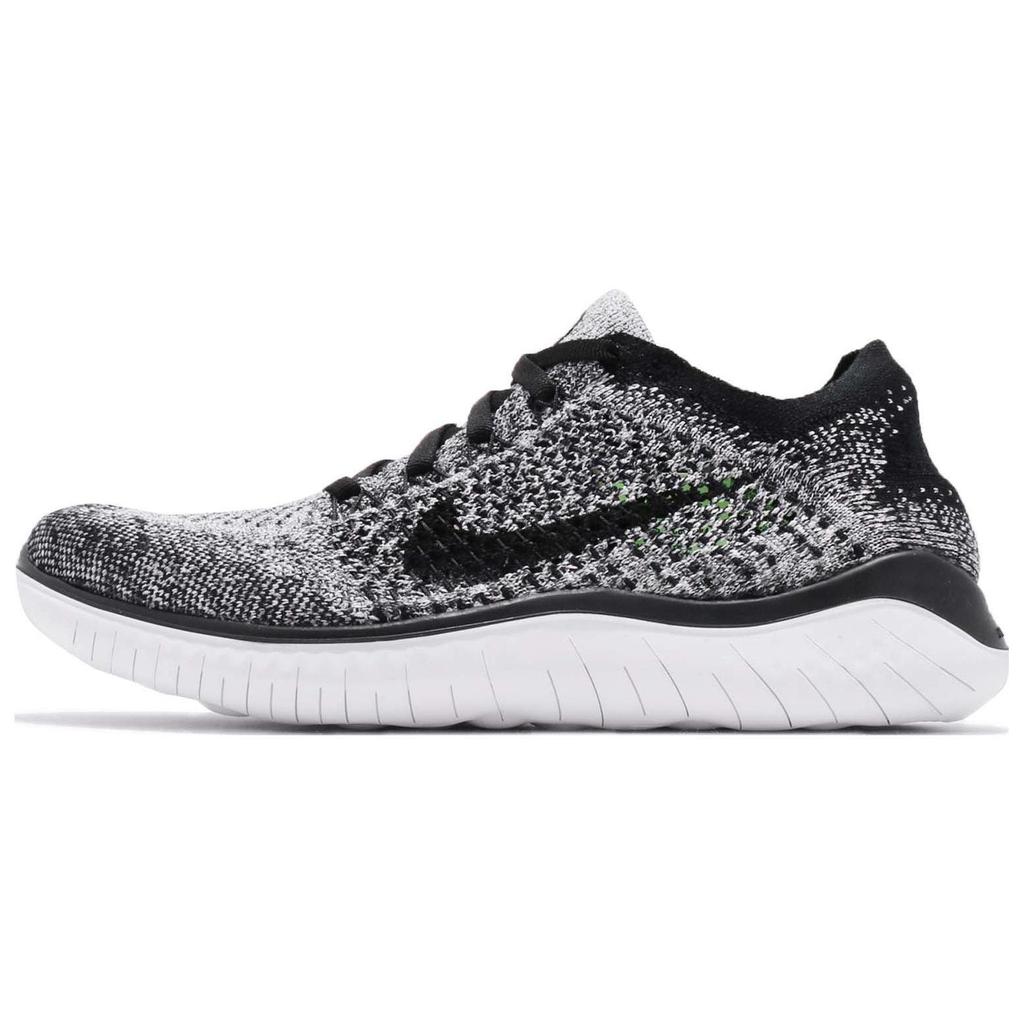 Nike Free Rn Flyknit 2018 Oreo Women's 942839-101
