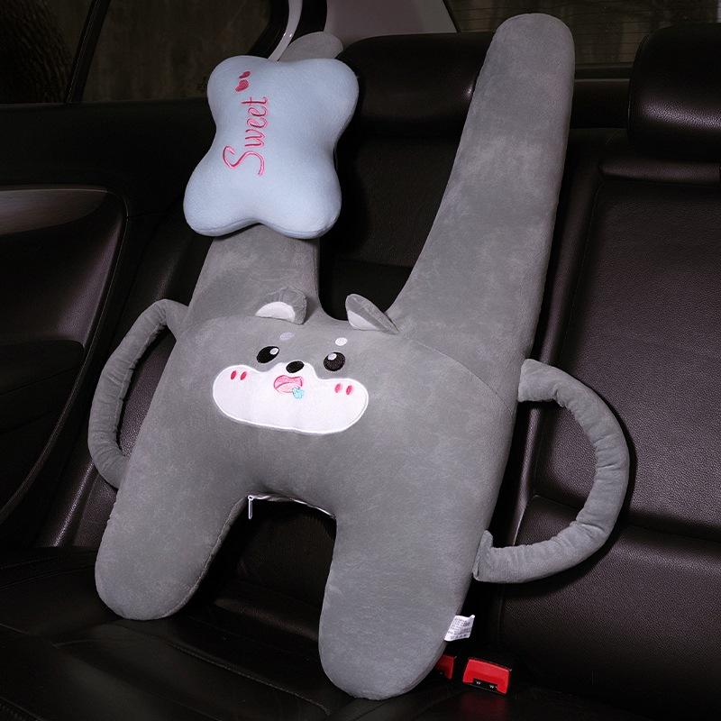 Cartoon Animal Car Neck Pillow Children'S Car Seat Belt Neck Pillow Car Sleeping Artifact Sleeping Pillow
