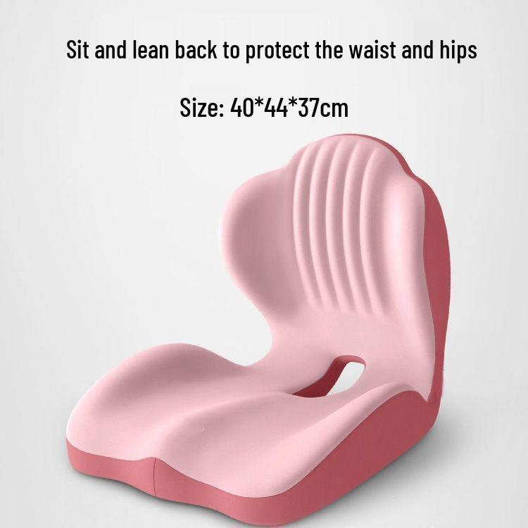 Extra Thick Lumbar Support Cushion - Ideal for Office Chairs and Cars, Relieves Discomfort from Extended Sitting