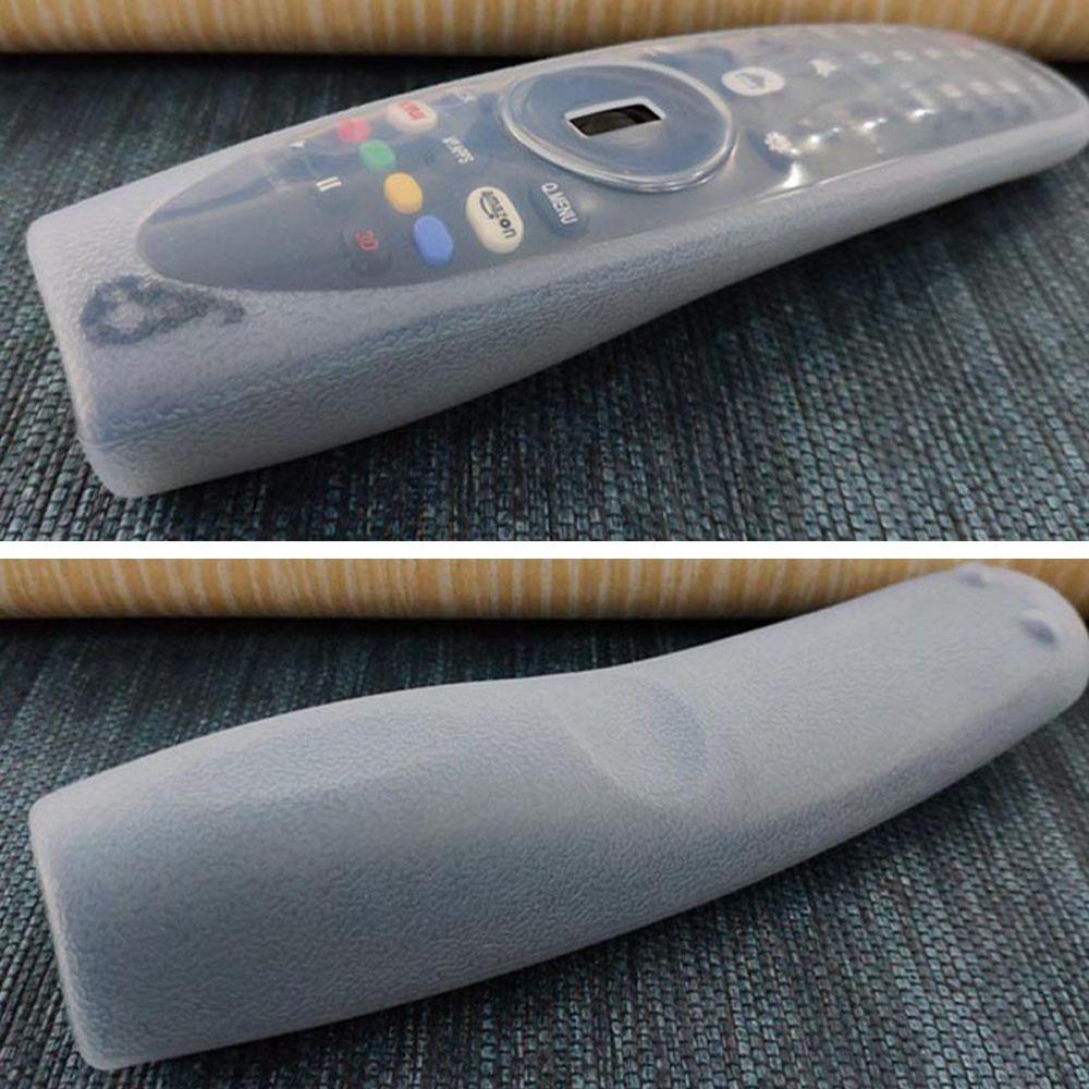 For LG Dynamic TV Remote Control Protective Cover Transparent Silicone Case AN-MR600/650 Thicken Anti-fall Shockproof Sleeve