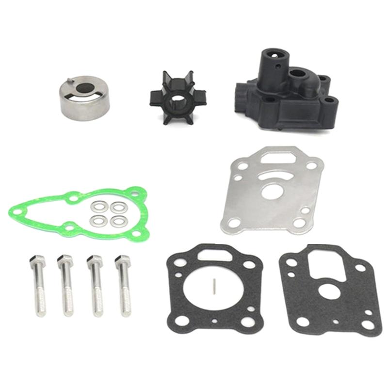Water Pump Repair Kit For Outboard Mercury 2 2.5 3 4 5 6 HP 4& 2 Stroke Models- Includes Housing(16159A03) 46-16159T01 8M0155395